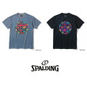 SMT23029M SPALDING Tシャツ MTV レオパード ボールプリント | 正規品 スポルディング バスケットボール バスケ T-shirt メンズ...