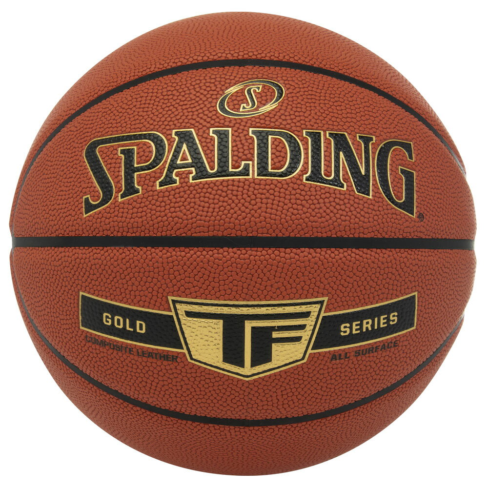 77-115J SPALDING ゴールド TF 合成皮革 5号球 ｜ 正規品 スポルディング バスケットボール バスケ 5号 屋外 外用 屋内 室内