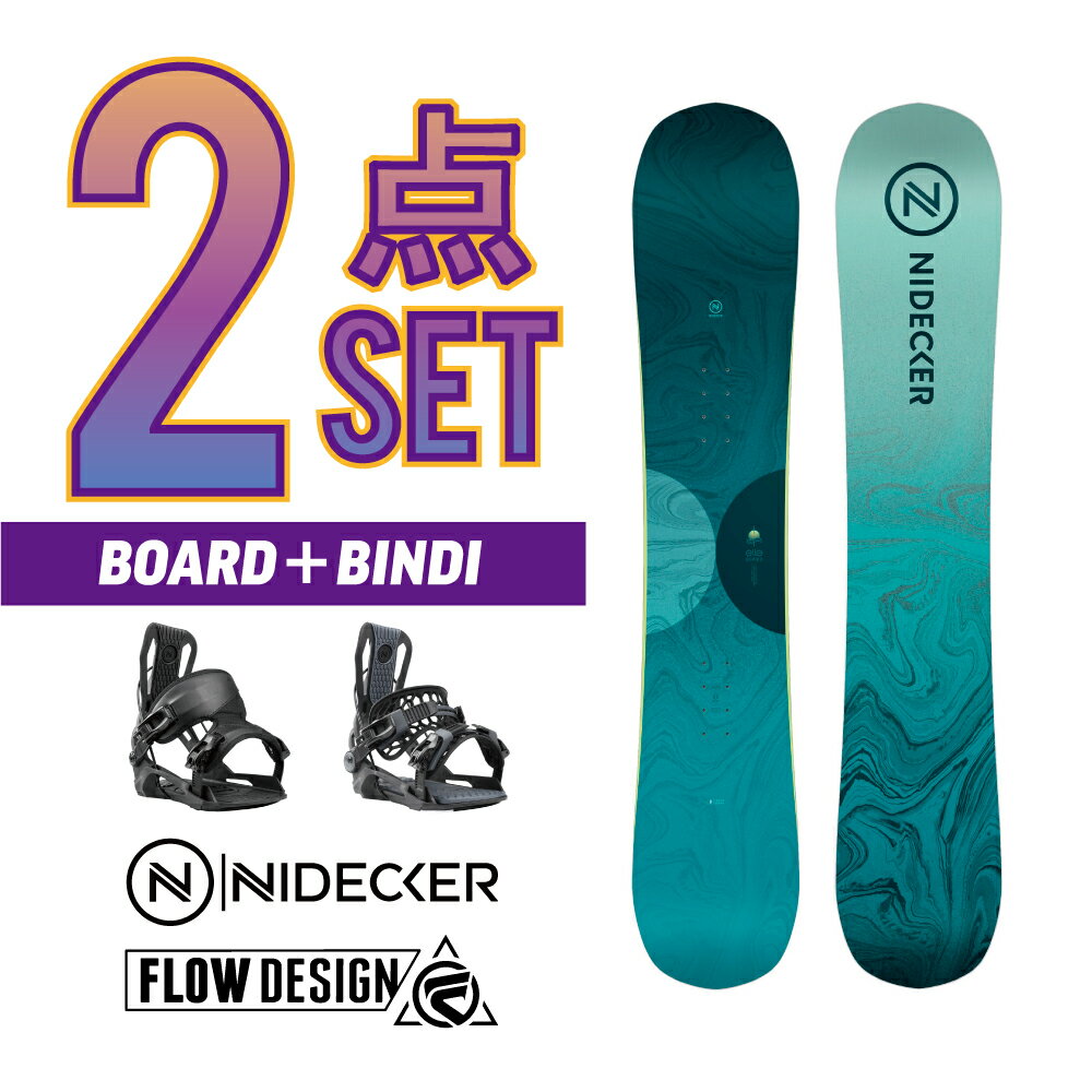 �X�m�[�{�[�h 2�_�Z�b�g NIDECKER 2024/25 NEW MODEL �X�m�[�{�[�h ELLE ���f�B�[�X �f�B���N�V���i���c�C�� �t���b�g���b�N ���b�J�[ �i�C�f�b�J�[ �G��...