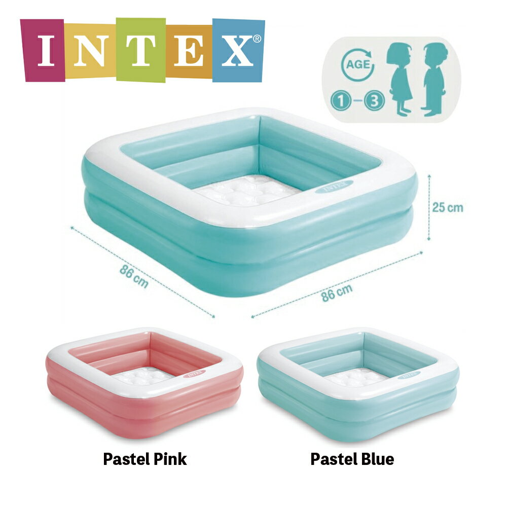 57100 INTEX プレイボックスプール 85×85×23cm ｜ 日本正規品 インテックス intex ...