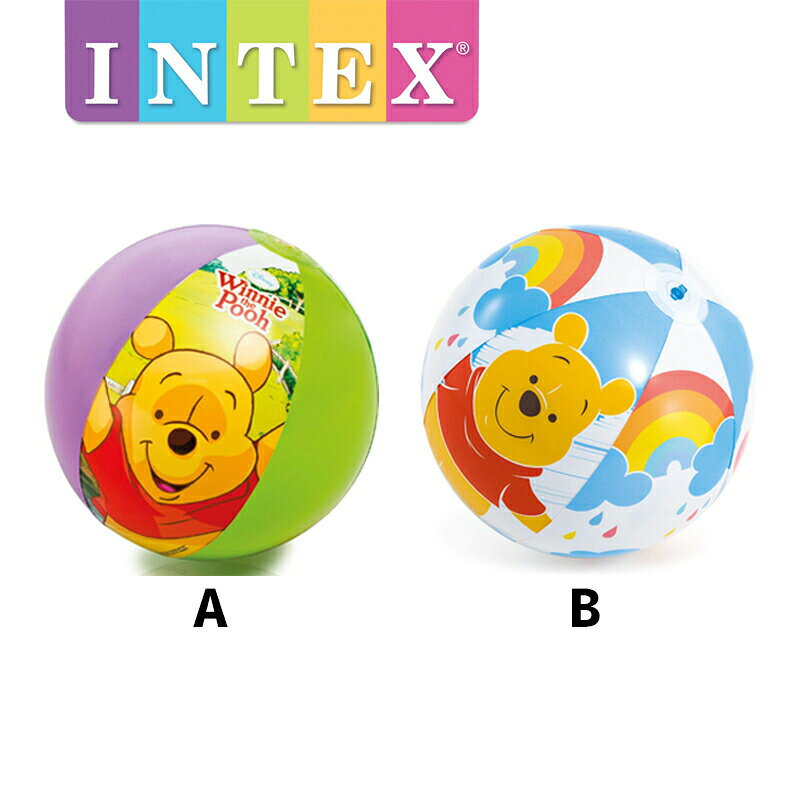 58025 / ME-7608 INTEX Disney ビーチボール Winnie The Pooh 51cm｜日本正規品 イ...