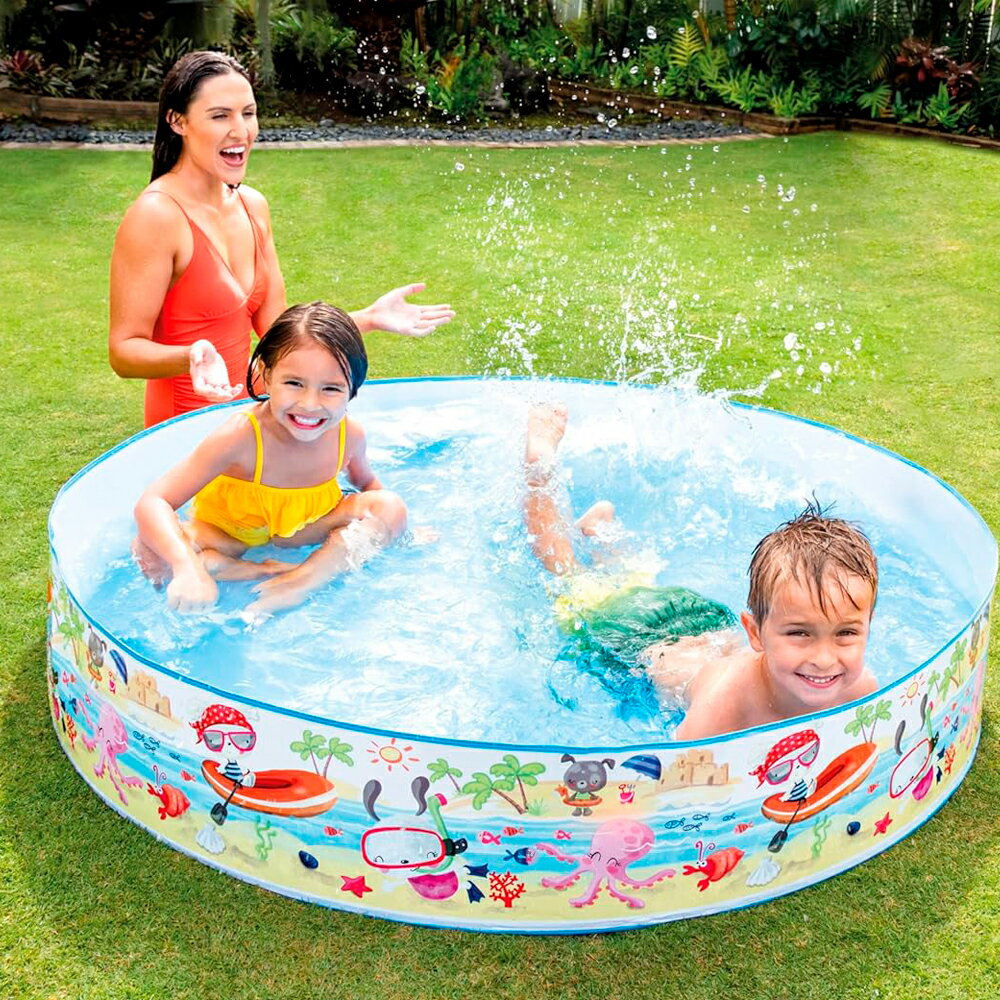 56451 INTEX �ե��󥢥åȥ��ӡ������ʥåץס��� 152��25cm �� ���������� ����ƥå��� intex �ӥˡ���ס��� ������������ �ե졼��ס��� ��͵� ������2������˽в�(Ź�޵ٶ��������)