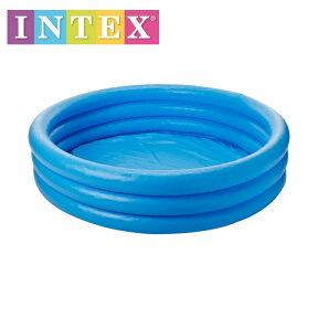 59416 / ME-7033 INTEX クリスタルブループール 114x25cm ｜ 日本正規品 インテックス intex ビニールプール 家庭用プール プール INTEX 当日～2日以内に出荷(店舗休業日を除く)