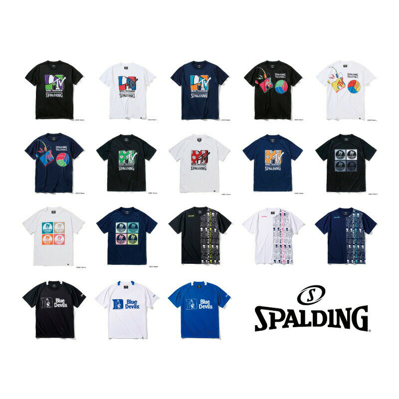 SPALDING Volleyball T-shirt バレーボール Tシャツ | 正規品 スポルディング バレーボール バレー メンズ レディース 男性 女性 ユニセックス 男女兼用 おしゃれ オシャレSMT 201930 201940 2…