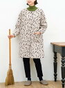 前あきの洋風割烹着 型紙 S M L LLサイズ【ブティック社/型紙/大人服/パターン/4サイズ/レディース/縫い代付き/かんたん/ソーイング/】