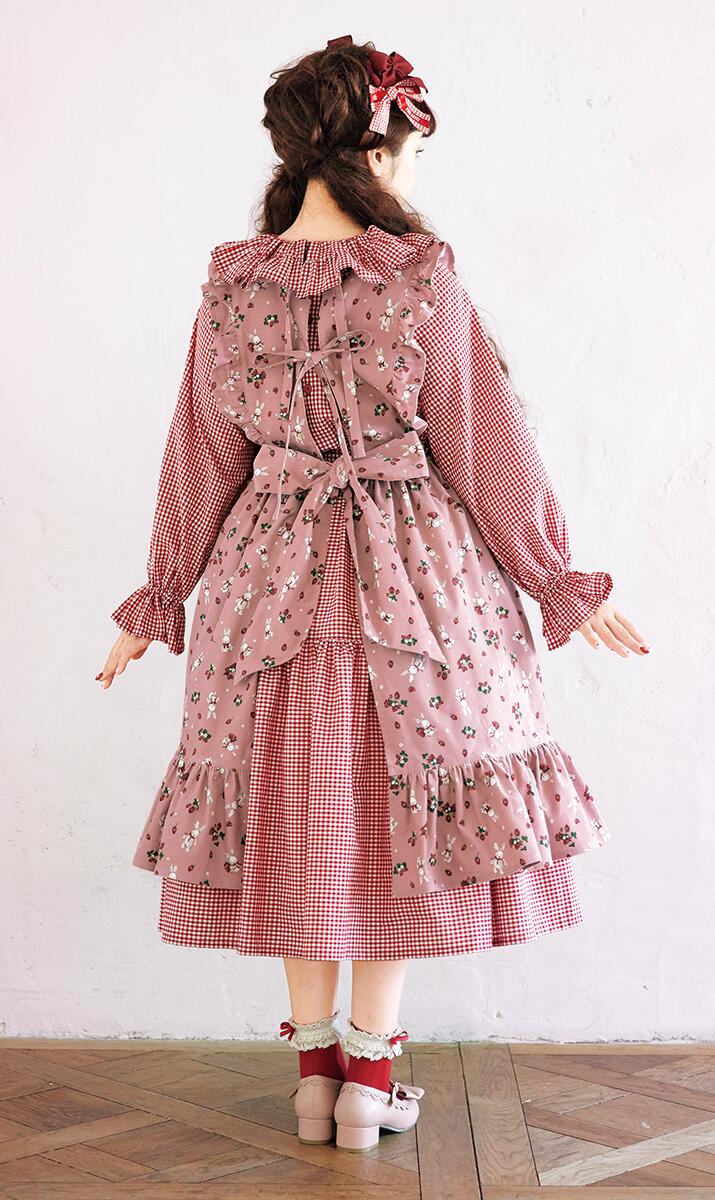 エプロンドレス　型紙　S　M L LLサイズ【ブティック社/型紙/大人服/パターン/4サイズ/ワンピース/レディース/縫い代付き/かんたん/ソーイング/】 2