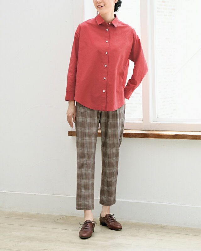 台襟付きシャツ　型紙　S　M L LLサイズ【ブティック社/型紙/大人服/パターン/4サイズ/シャツ/レディース/縫い代付き/かんたん/ソーイング/】