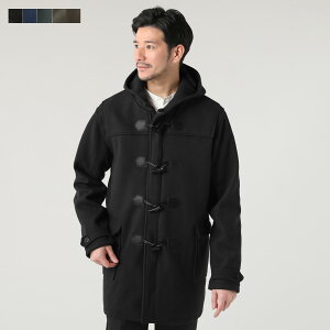 ダッフルコート コート アウター メンズ 冬 冬物 メンズファッション フェイクウール ミディアム ダッフル コート M L XL ブラック ネイビー グレー グレージュ ブラウン