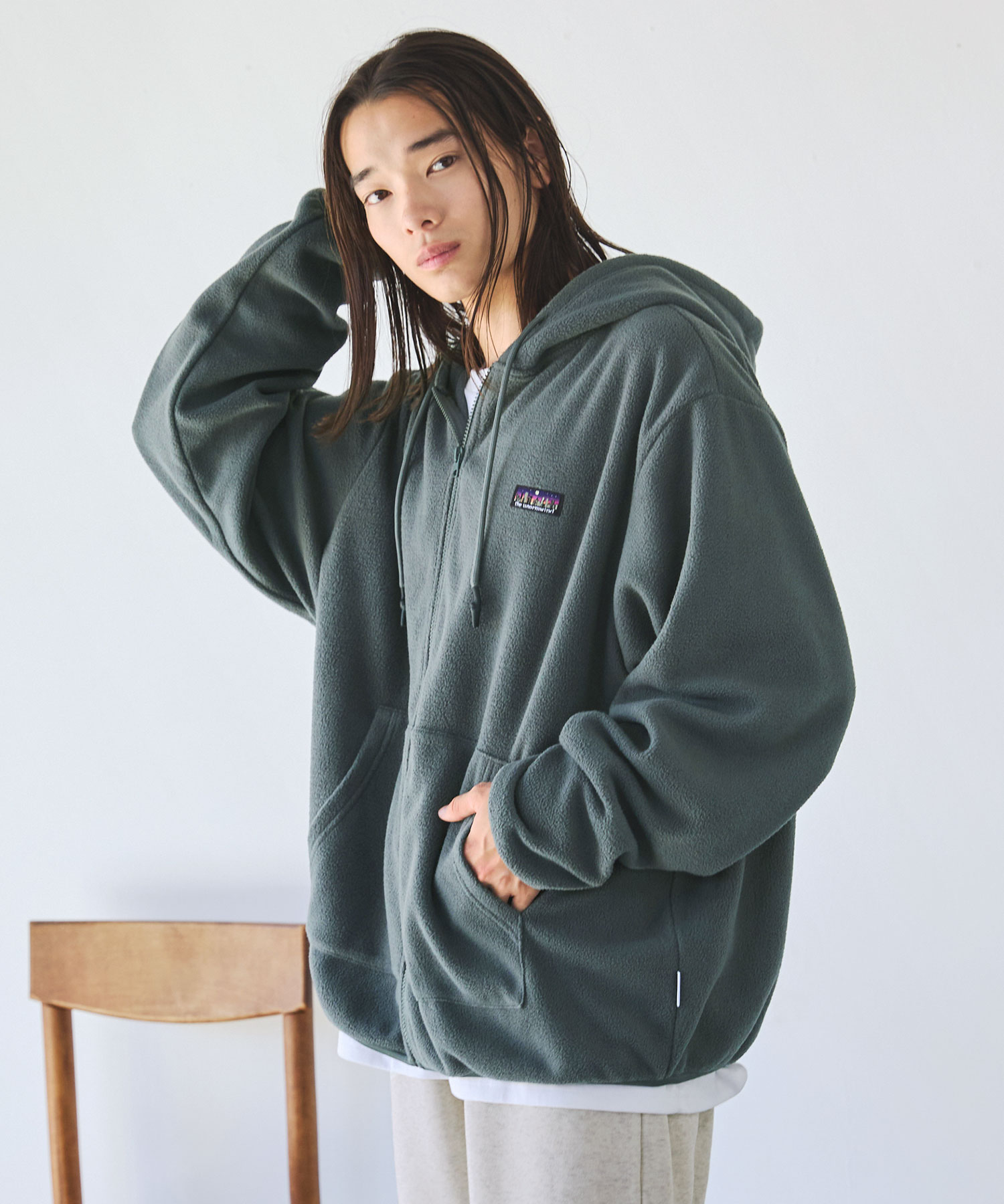 boohoo MAN★ロング ジップアップ フリース パーカー ジャケット 楽天市場】フリース パーカー(スタイル(パーカー)ジップ