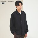 シャツ トップス メンズ 秋 秋服 レギュラーカラー 長袖 リブ 伸縮性 ストレッチ 防シワ 無地 ビジネス オフィス キレイめ カジュアル ホワイト グレー