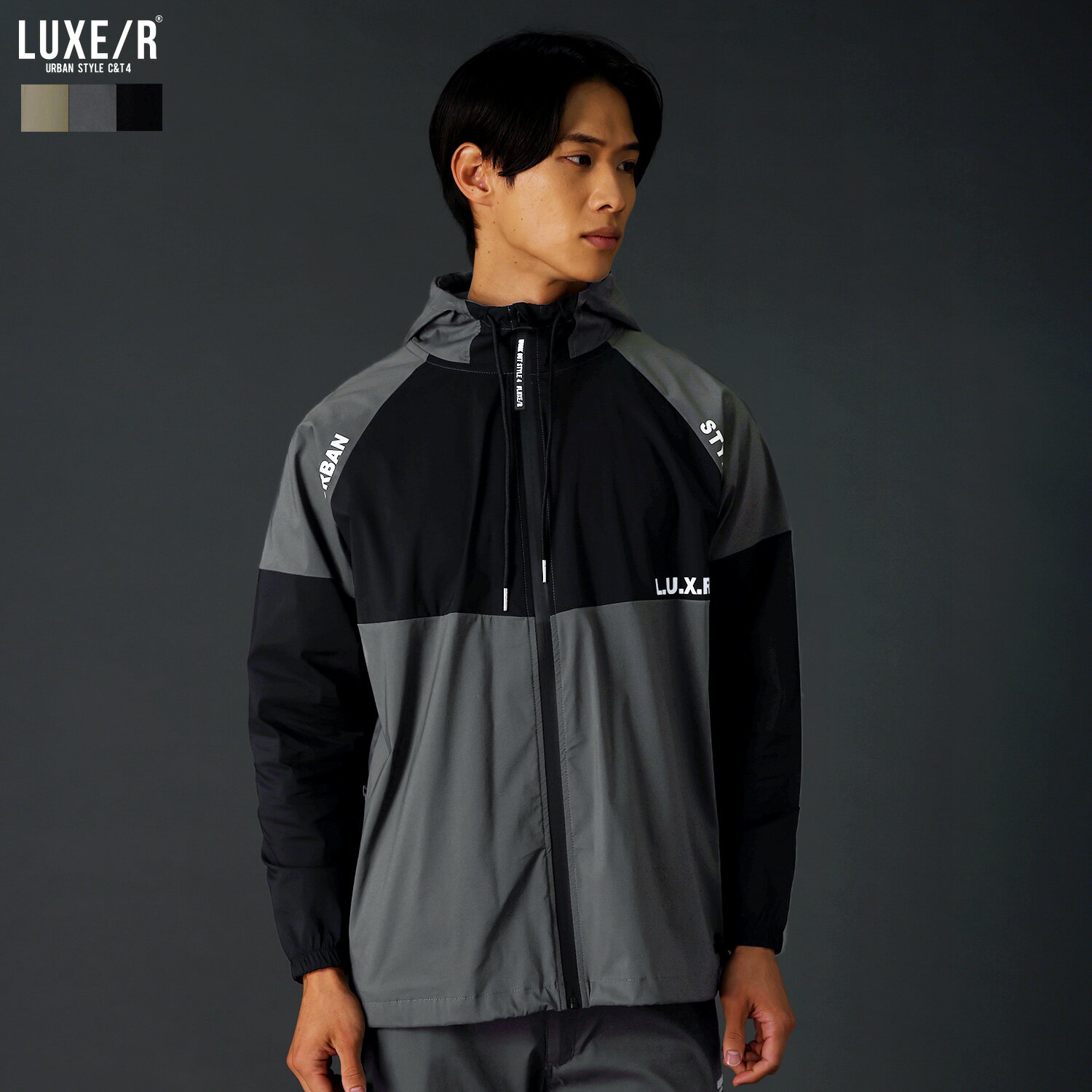 【セットアップ対応】 ゴルフウェア メンズ ジャケット パーカー ハイネック ラグラン ジップアップ フーディー 冬 長袖 ジム トレーニング ゴルフ スポーツ...