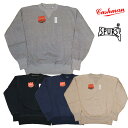 CUSHMAN (クッシュマン) SWEAT SET IN SLEEVE  スウェット 丸胴 両V 旧式吊編機 50s 人気 定番 コットン アメカジ メンズ 日本製 送料無料