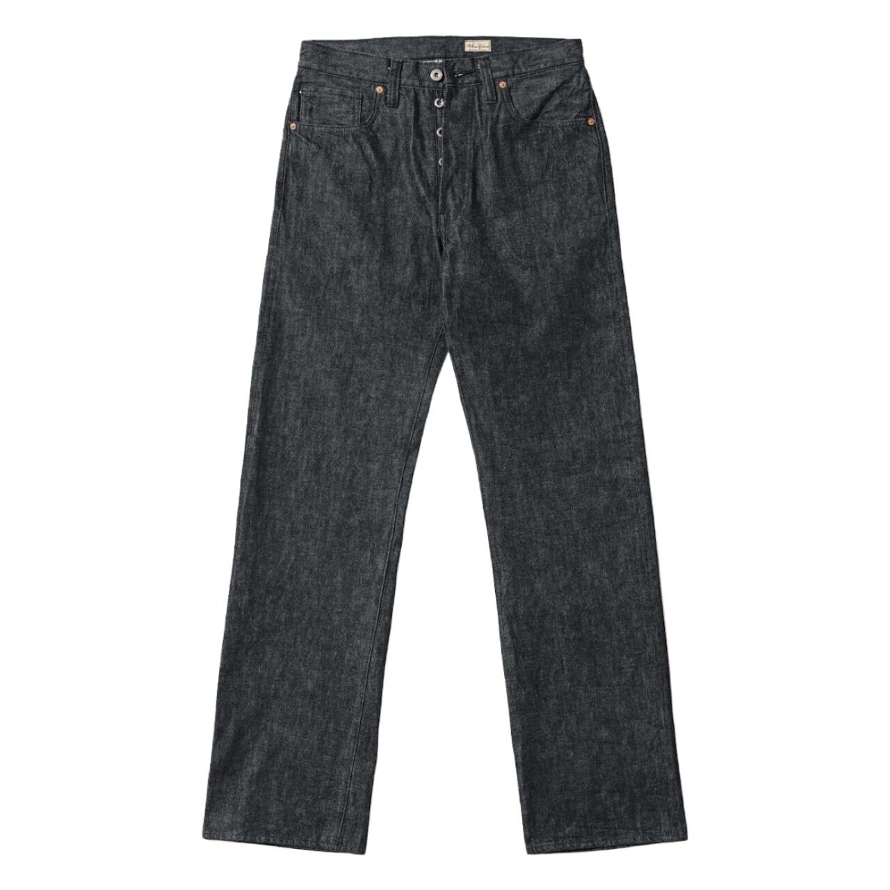 【当店オススメ】BUZZ RICKSON`S (バズリクソンズ) WORLD WAR II BLACK DENIM WAIST OVERALLS [BR43042] 大戦モデル ジーンズ ドーナツボタン ヘリンボンスレーキ ブラック デニム 13.6oz ウイリアムギブソン アメカジ メンズ 日本製 送料無料