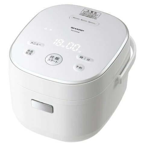 【メーカー在庫限り】シャープ(SHARP) ジャー炊飯器 KS-CF05E-B 4550556143417 KS-CF05E-B 4550556143417 ブラック系 KS-CF05E-W 4550556143424 ホワイト系 ジャー炊飯器 3mm厚釜。取っ手つき内釜で使いやすい3合炊きタイプ