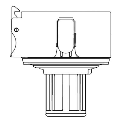 【メーカー在庫限り】シャープ（SHARP) 掃除機用筒型フィルター(上)（217 110 3687）2171103687 FCOV-B172VBKB