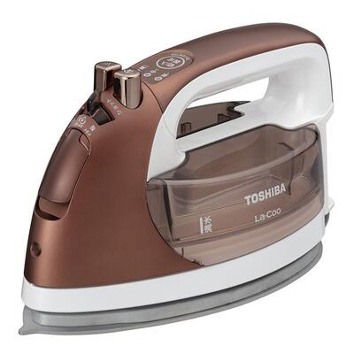 【メーカー在庫限り】東芝(TOSHIBA)コードレススチームアイロン TA-FDX750(T) 美(ミ)ラクル La・Coo(ラクー) ブロンズブラウン 490...