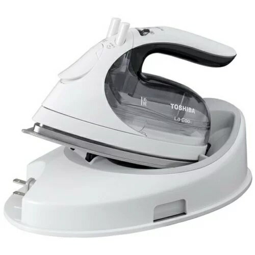 【メーカー在庫限り】東芝(TOSHIBA) TA-FV560(H)コードレススチームアイロン La・Coo ラクー ライトグレー4904530113079