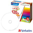 店舗在庫/即納　Verbatim　DVD-RW(Video with CPRM) 120分 1-2倍速 1枚5mmケース(透明)10P　VHW12NP10V1　MU44001200 4991348064297　【メディア】【録画用】【10枚】