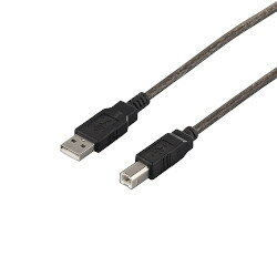 乐天商城 - 【メーカー在庫限り】バッファロー BSUAB215BS USB2.0ケーブル (A to B) ブラックスケルトン 1.5m 4950190183587