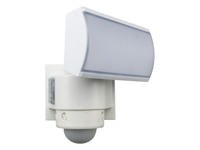 【メーカー在庫限り】14-0410 DXアンテナ LEDセンサーライト 1灯型/1500 lm/昼白色/検知角度360度/保護等級IP44防沫型/ホワイト DSLD15C1 W 4975584109264