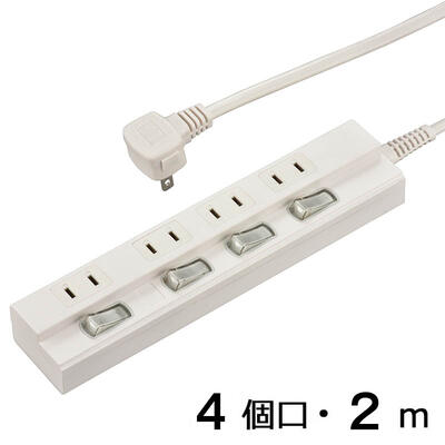 �ڥ᡼�����߸˸¤��00-6918 �������ŵ� ���̥����å��� ���ť��åס�4�ĸ�/2m/�ۥ磻�ȡ�HS-TP42PBT-W 4971275069183