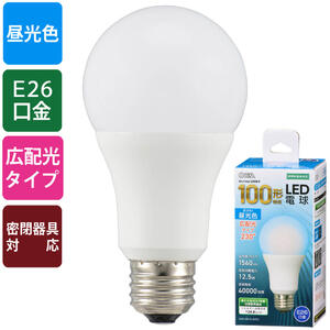乐天商城 - 【メーカー在庫限り】06-4462 LED電球 （100形相当/1560lm/昼光色/E26/広配光230°/密閉形器具対応）LDA13D-G AG52 4971275644625