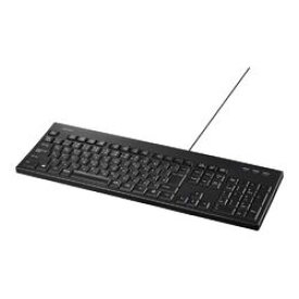 乐天商城 - 【メーカー在庫限り】バッファロー BSKBU310BKZ USB接続 有線フルキーボード 丸洗い対応 ブラック4950190368496