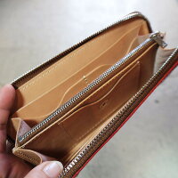 栃木レザーラウンドジップ財布メンズレディース長財布レザー財布小銭入れカードケース財布YKKエクセラファスナー栃木レザー本革カード入れ財布かわいい人気服デザインおしゃれファッション通販pa-22