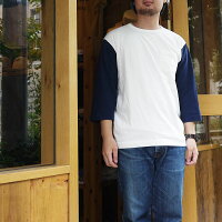 BARNSバーンズ吊り編み七分袖Tシャツメンズレディース日本製5分袖半端袖長袖半袖吊り編カットソーTシャツ吊り編み丸胴barnsポケットTシャツBARNSoutfittersポケTポケットTシャツ白ホワイトアメカジMサイズLサイズかわいいおすすめ人気服