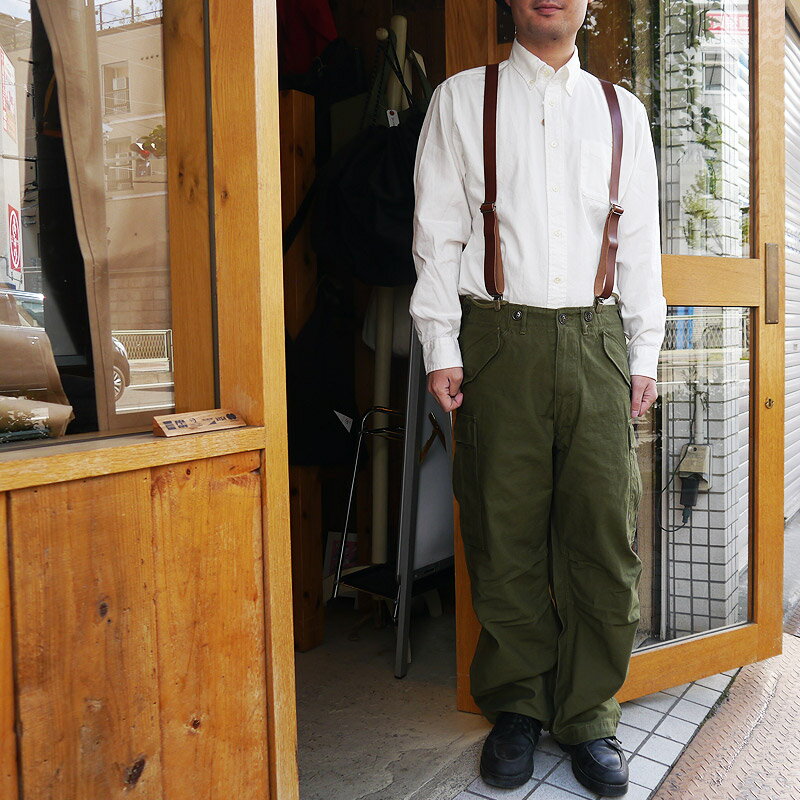 あすつく レザーサスペンダー 栃木レザー 本革 2 5cm 太目 メンズ レディース ユニセックス 栃木レザーサスペンダー 日本製 レザー サスペンダー 革サスペンダー 世田谷ベース ベルト アクセサリー オシャレ ヴィンテージ 吊りバンド