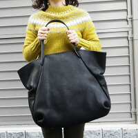 Enseアンサトートバッグレザーメンズレディース革バッグレザーバッグSteerLeatherLinenカジュアル服飾雑貨プレゼントにもおすすめ日本製国産ens-206Lサイズ大きいカバンブラック黒いかばんかわいいおすすめ人気春夏秋冬服世田谷ベース