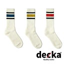 decka 靴下 デカ スケーター ソックス スケーターソックス メンズソックス ラインソックス ライン サッカー 靴下 decka quality socks カラフル レディースソックス ブランド 男性用 女性用 日本製 メンズ レディース de-11 おしゃれ ギフト コーデ