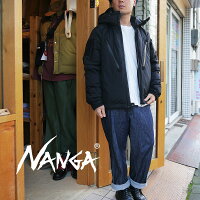 NANGAダウンジャケットマニュアルアルファベットメンズナンガダウンManualAlphabetコラボ河田フェザー河田ダウンアウターダウンパーカー黒ブラックジャケットブルゾン防寒日本製かわいいma-j-214世田谷ベース2019年