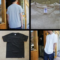 VELVASHEENベルバシーンTシャツポケT160920アメリカ製ポケットTシャツ丸胴パックTシャツUSA半袖CREWNECKPOCKETTEE白黒かわいい人気服世田谷ベース