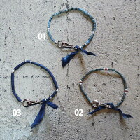 ブレスレットNORTHWORKSノースワークスBARNSバーンズアウトフィッターズコラボコラボレーションインディゴシェルビーズインディゴ染めBR-6968フックBARNSOUTFITTERS雑貨服飾アクセ小物スモールプレゼントアクセサリーメンズレディースかわいい