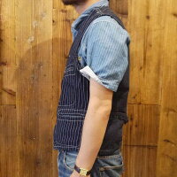 SUGARCANEシュガーケーンベストメンズベストレディースウォバッシュストライプワークベストストライプベストデニムベスト9oz.WABASHSTRIPEWORKVESTSC12654かわいいおすすめ人気春夏秋冬服デザインおしゃれファッション通販世田谷ベース