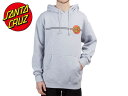 ☆SANTA CRUZ【サンタクルーズ】CLASSIC DOT HOODED Grey Heather クラシックドット フーディー グレーヘザー 19071 SKATE SK8 スケボー SUPREME 10P30Nov14