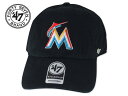 47BRANDytH[eB[ZuuhzMiami Marlins CLEAN UP CAP BLACK }CA~E}[Y ubN 13623 [ u[ Y fB[X]10P01Mar15