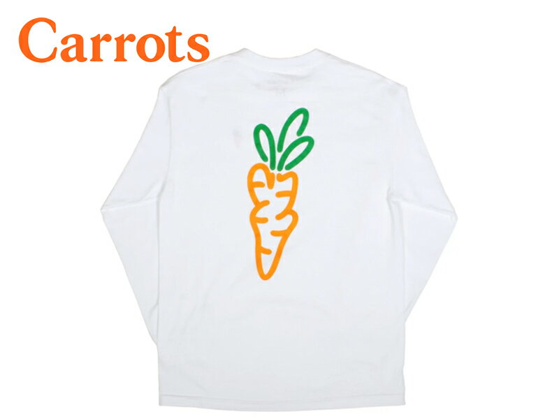 ☆CARROTS by Anwar CarrotsSIGNATURE LONG SLEEVE WHITE ロングスリーブ ホワイト 19142 