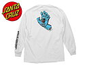 ☆SANTA CRUZ【サンタクルーズ】Screaming Hand LONG SLEEVE WHITE ロングスリーブ ホワイト 19078 20142 SKATE SK8 スケボー SUPREME 10P30Nov14