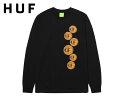 HUFyntzREAL BALLER LONG SLEEVE TEE BLACK OX[u ubN 20311 [XP{[ XP[g{[h Y fB[X]