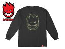 SPITFIREyXsbgt@C[zBIGHEAD OUTLINE FILL LONG SLEEVE BLACK OX[u ubN 20328 [SKATE SK8 XP{[]