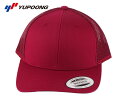 FLEXFITytbNXtBbgz6606 YUPOONG YP CLASSICS RETRO TRUCKER CAP CRANBERRY NVbN gbVLbv Nx[ 20380[n Vv Y fB[X]