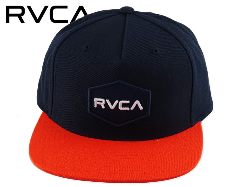 ☆RVCA【ルーカ】COMMONWEALTH SNAPBACK MOODY BLUE スナップバック ムーディーブルー 18170 [メンズ レディース スケボー ニット帽]