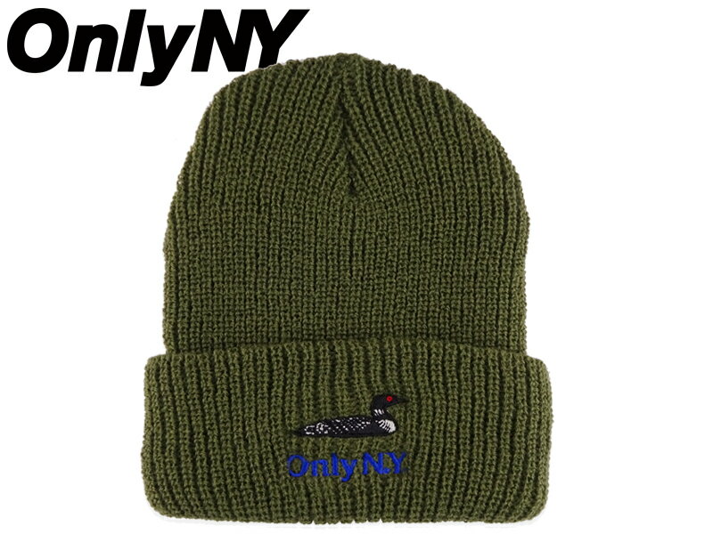 Rakuten - ☆Only NY【オンリーニューヨーク】 Loon Beanie Olive ルーン ビーニー オリーブ 19954 [メンズ レディース NY]