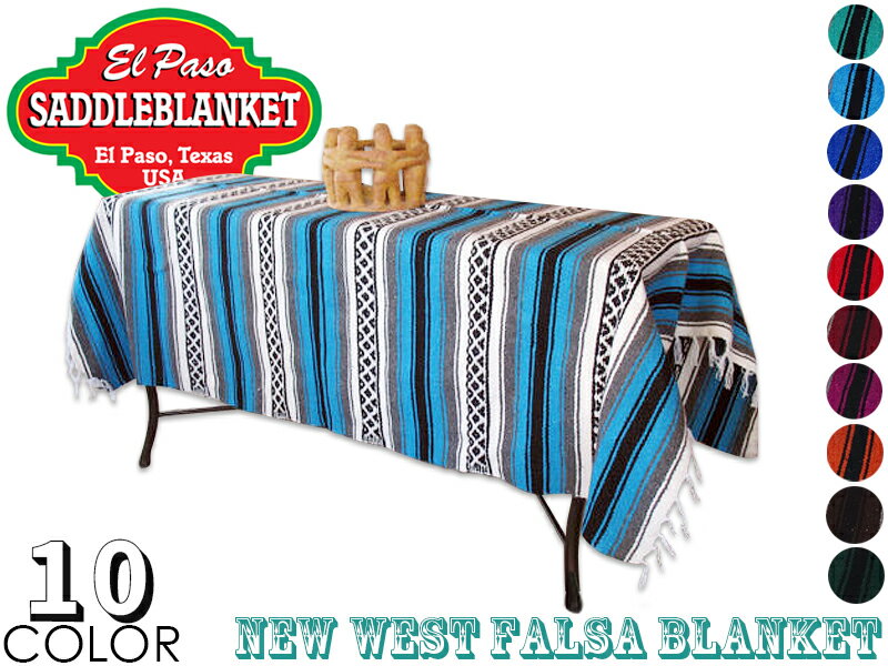 ☆【EL PASO BLANKET】NEWWEST FALSA BLANKET エルパソ ニューウェストファルサ ブランケット ラグマット 20304 [アウトドア インテリア ニューメキシコ カバー]