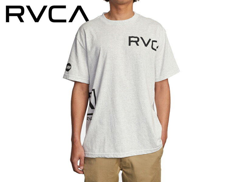 ☆RVCABRANDED T-SHIRT LIGHT GREY HEATHER ライトグレーヘザー Tシャツ 20289 