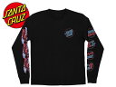 ☆SANTA CRUZ【サンタクルーズ】Slasher Flip LONG SLEEVE BLACK ロングスリーブ ブラック 20136 SKATE SK8 スケボー SUPREME 10P30Nov14