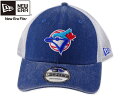 NEWERAyj[GzMLB 9FORTY TRUCKER CAP TORONTO BLUE JAYS WASHED BLUE ggEu[WFCY bVLbv EHbVhu[ 20193 [Y fB[X]