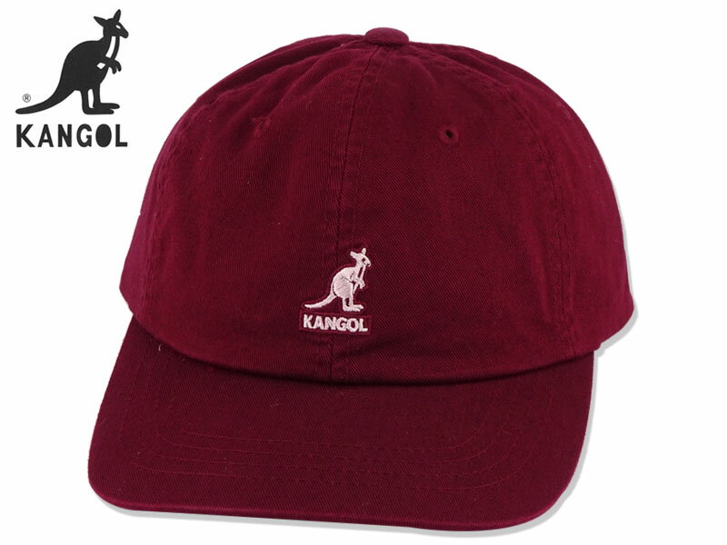 ☆KANGOL【カンゴール】WASHED BASEBALL DARK RED ウォッシュド ダークレッド 15679 20105 [メンズ レディース]